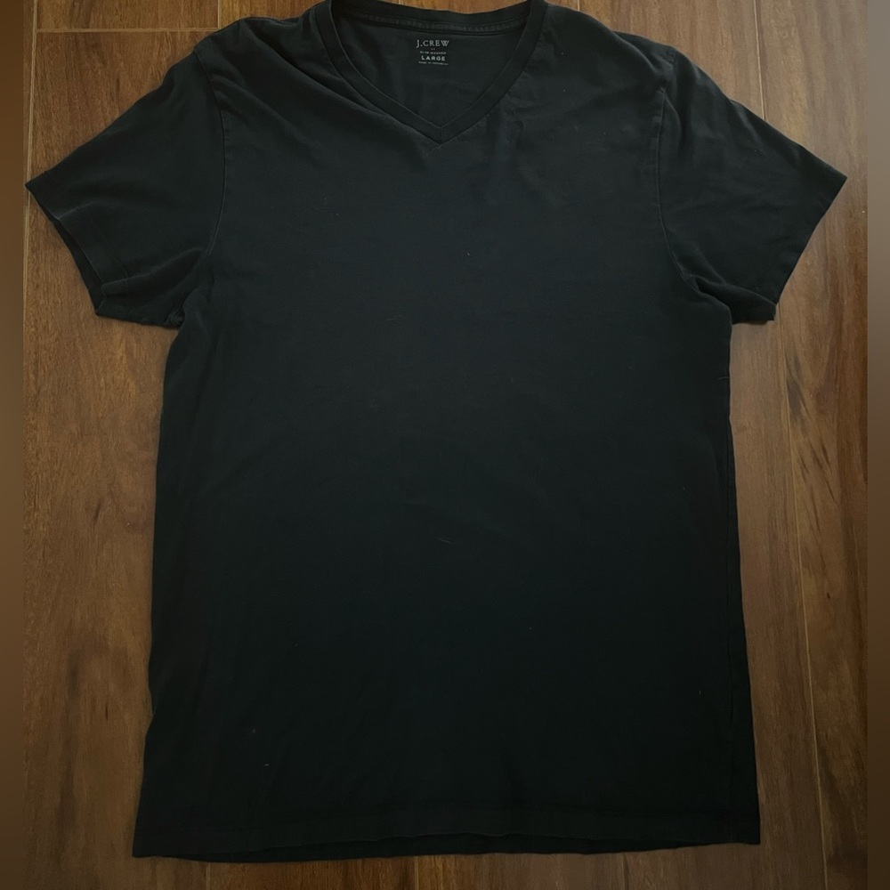 Men’s J. Crew Slim Washed Black TShirt